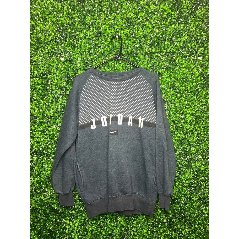Vintage Y2k Nike Jordan Crewneck Navy Sz XL